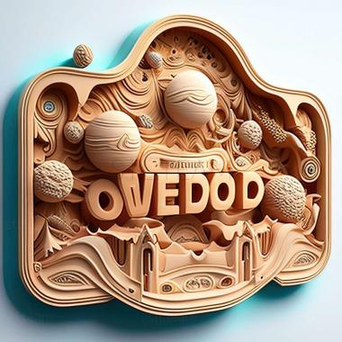 3D model Space Overlords game (STL)